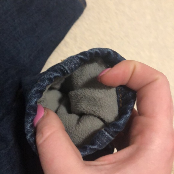 Old Navy Fleece Lined Infant Jeans | 12-18M | EEUC - Picture 4 of 5